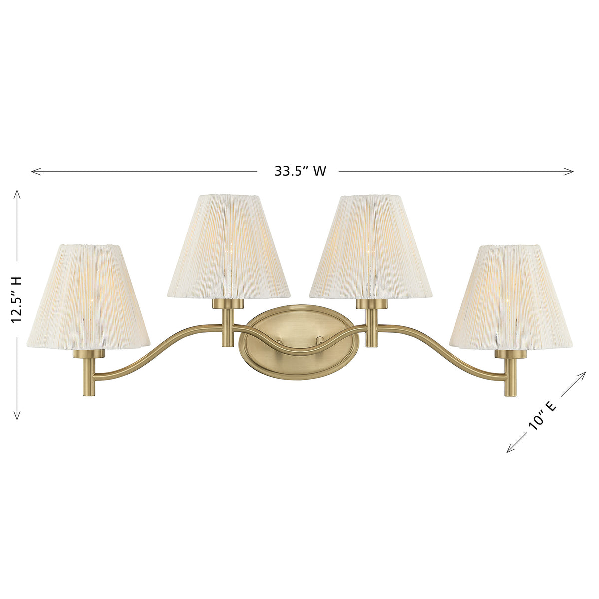 Savoy House Rosa 4-Light Bathroom Vanity Light - alternate view