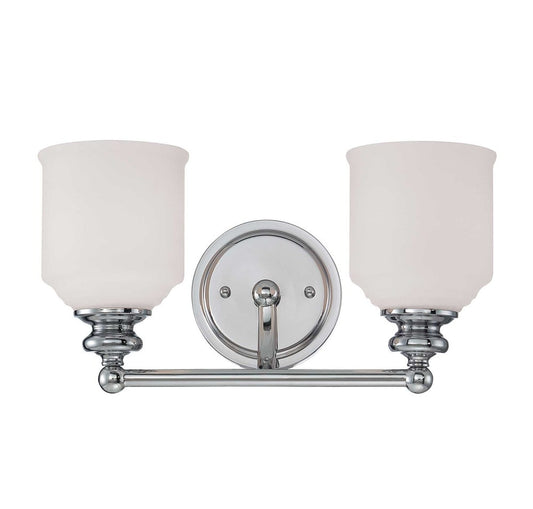 Savoy House Melrose 2-Light Bath Vanity Polished Chrome