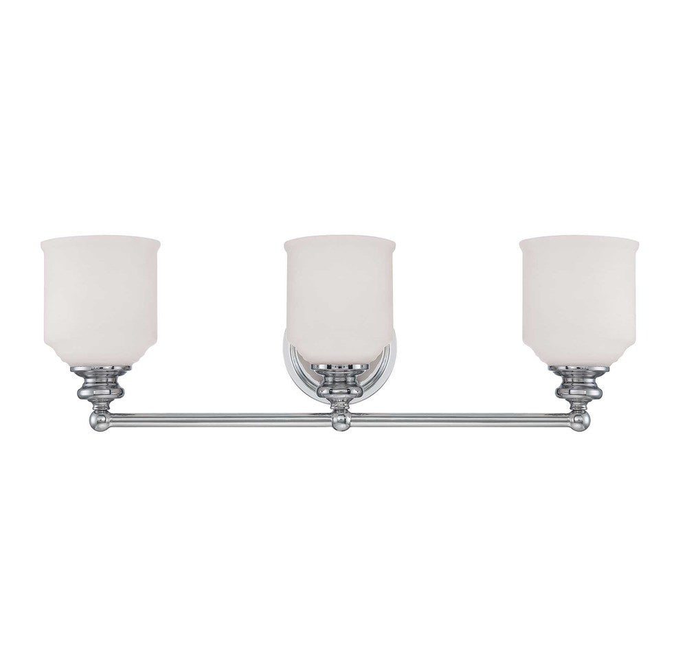 Savoy House Melrose 3-Light Bath Vanity Polished Chrome