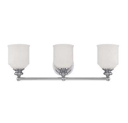 Savoy House Melrose 3-Light Bath Vanity Polished Chrome