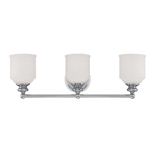 Savoy House Melrose 3-Light Bath Vanity Polished Chrome