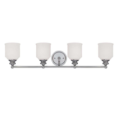 Savoy House Melrose 4-Light Bath Vanity Polished Chrome