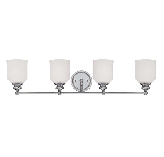 Savoy House Melrose 4-Light Bath Vanity Polished Chrome