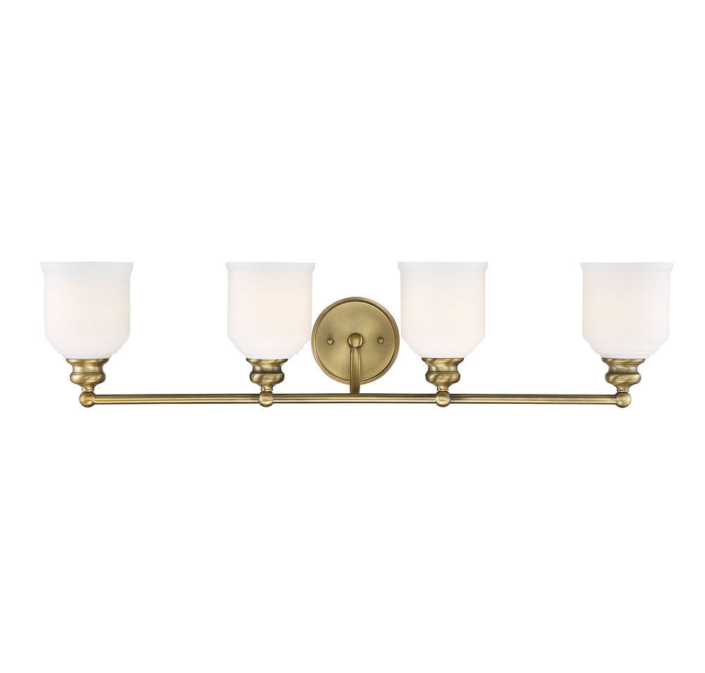 Melrose Bath Vanity Light, 4-Light, Polished Chrome