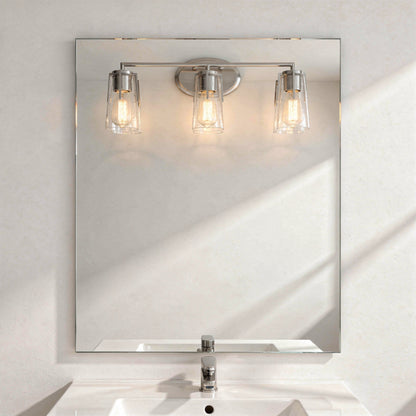 Sacremento 3-Light Bathroom Vanity Light in Black