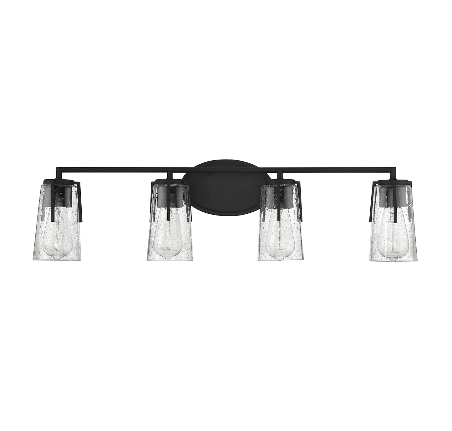 Sacremento 4-Light Bathroom Vanity Light in Satin Nickel