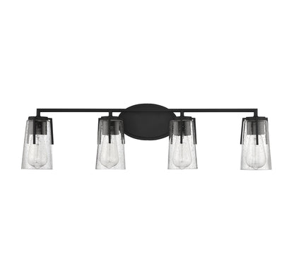 Sacremento 4-Light Bathroom Vanity Light in Satin Nickel