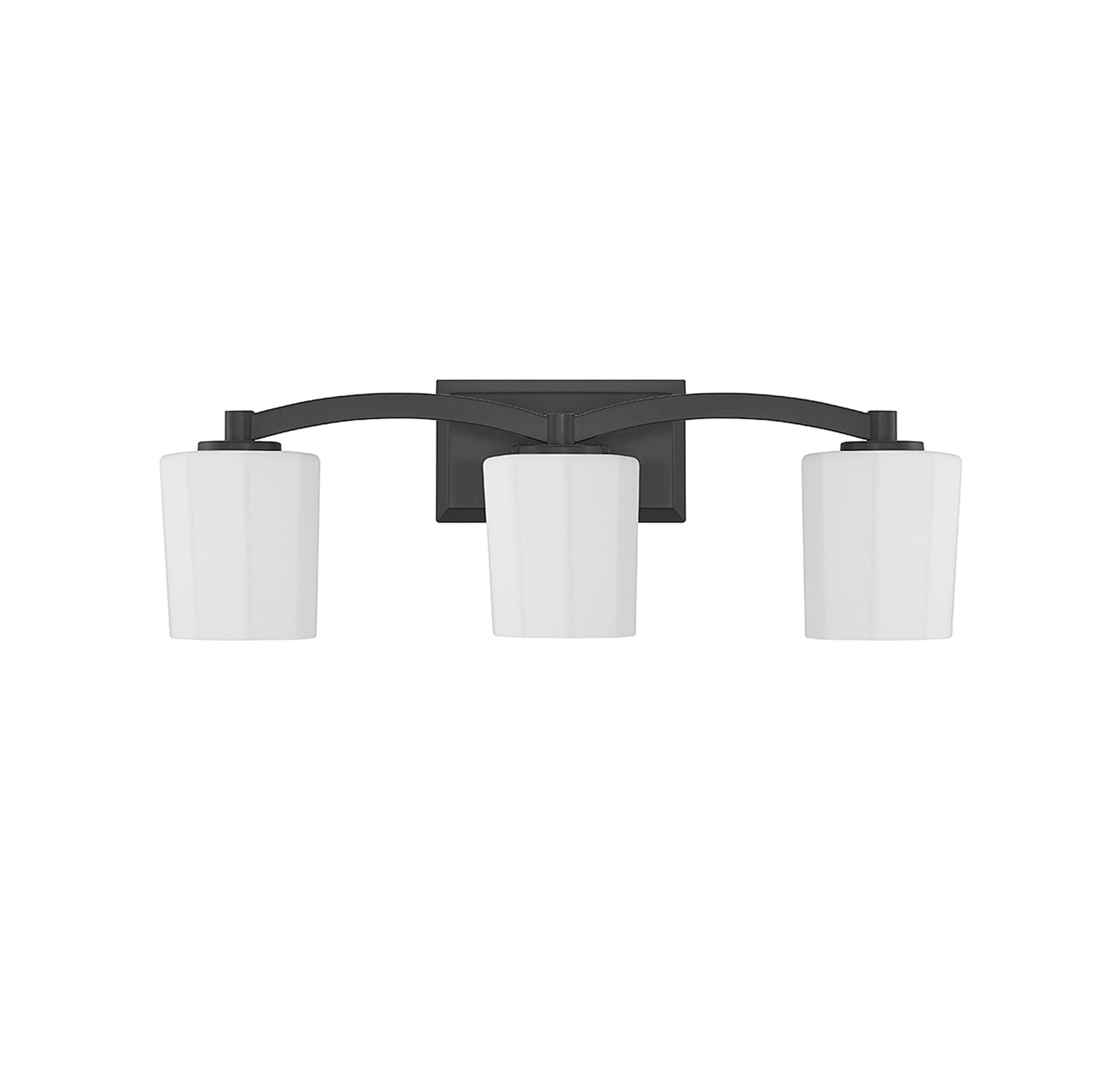 Whitney 3-Light Bathroom Vanity Light in Warm Brass