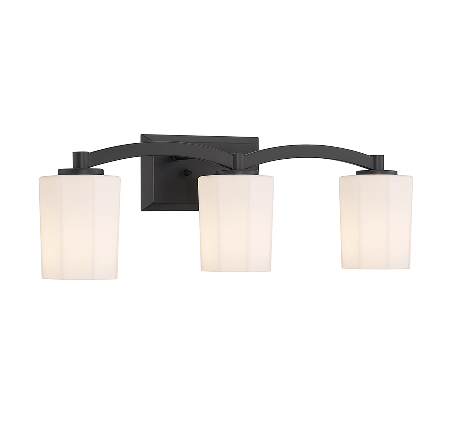 Whitney 3-Light Bathroom Vanity Light in Warm Brass