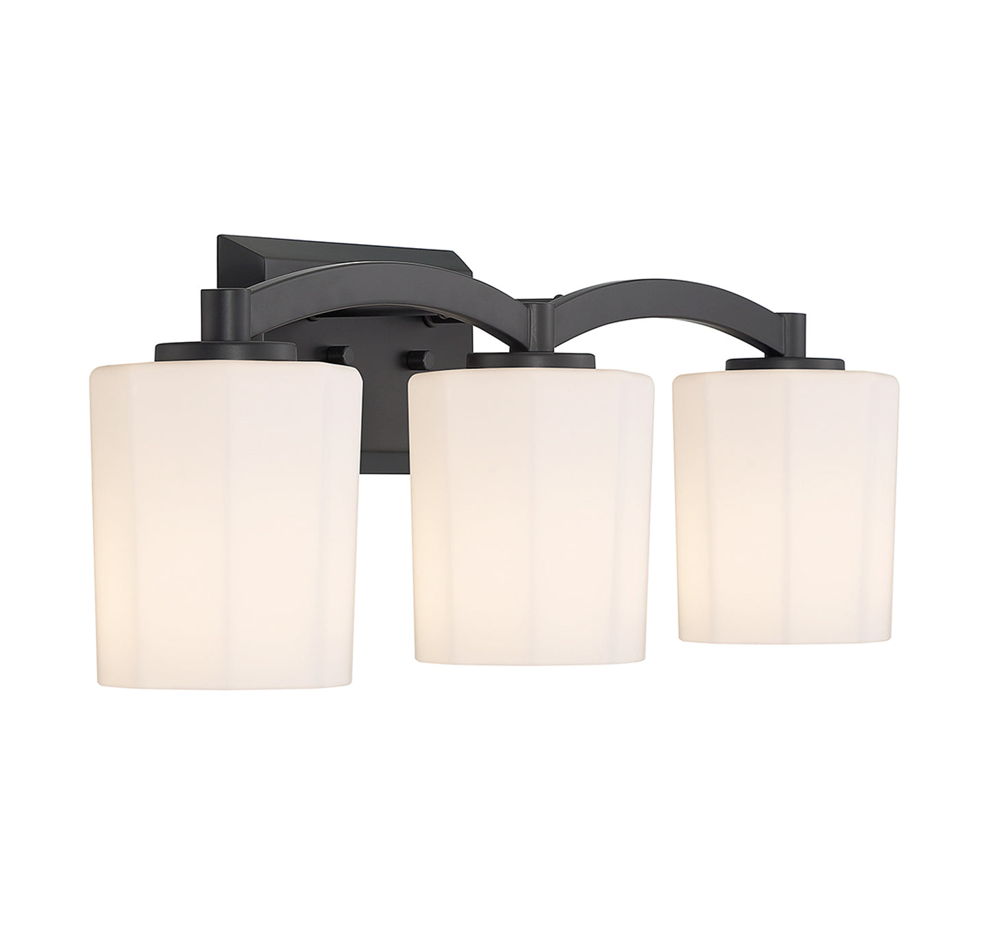Whitney 3-Light Bathroom Vanity Light in Warm Brass