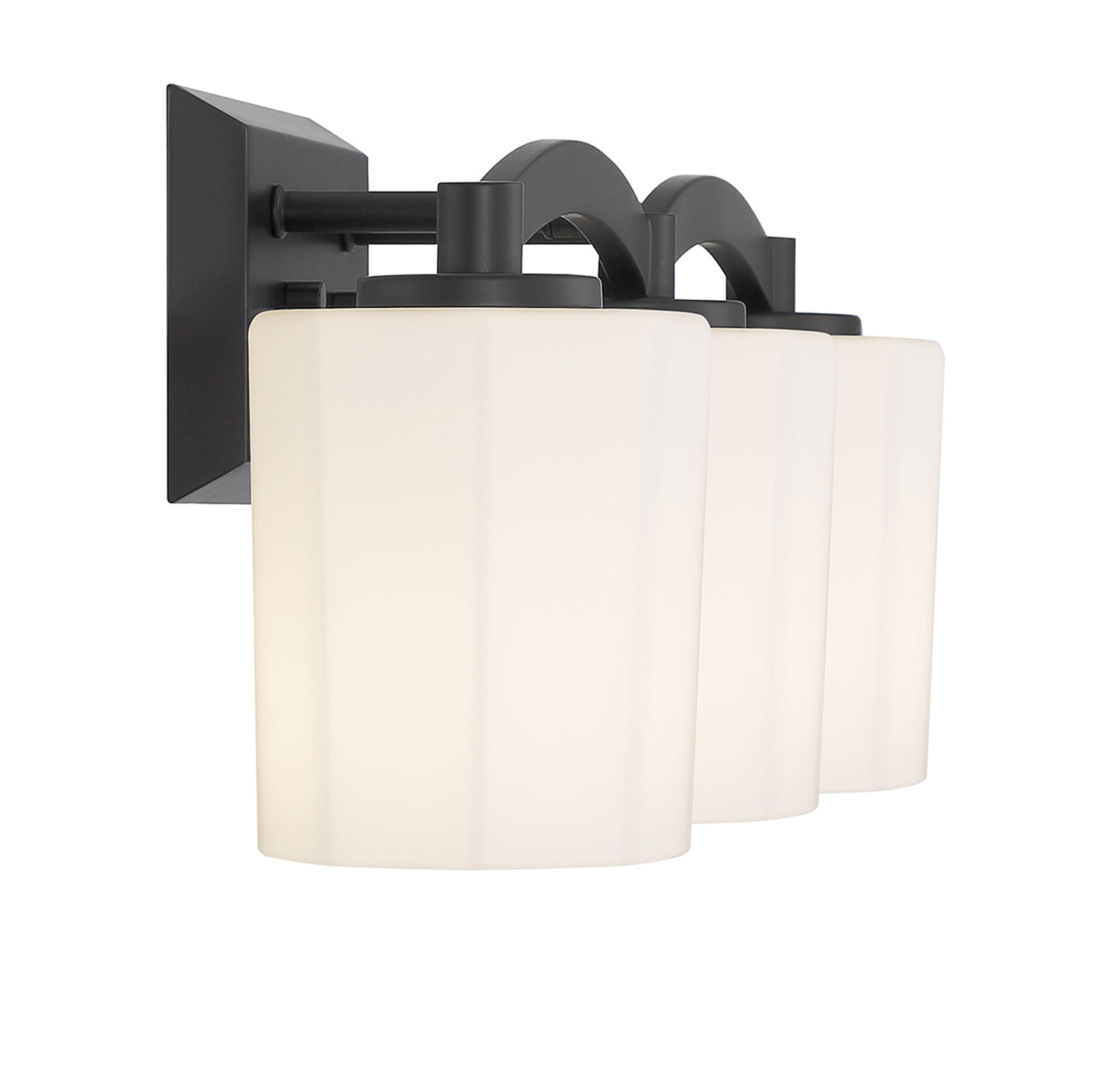 Whitney 3-Light Bathroom Vanity Light in Warm Brass