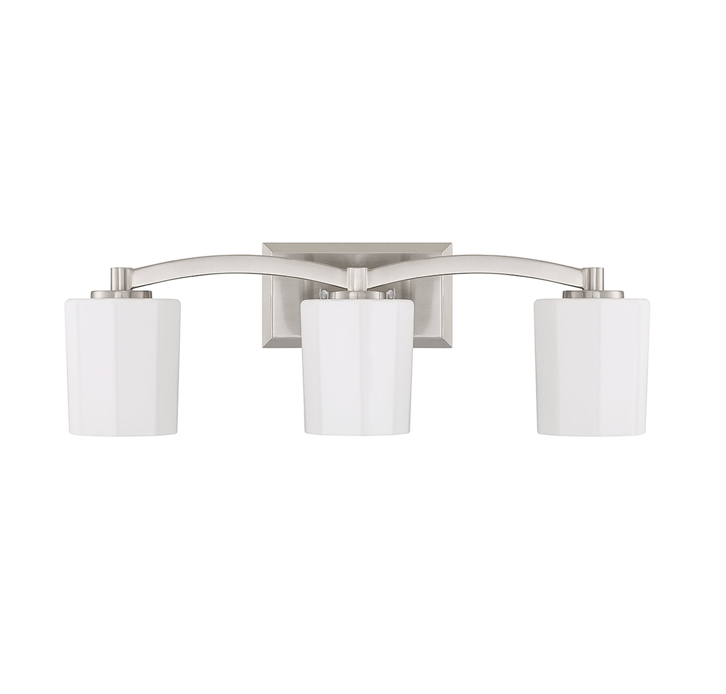 Whitney 3-Light Bathroom Vanity Light in Warm Brass