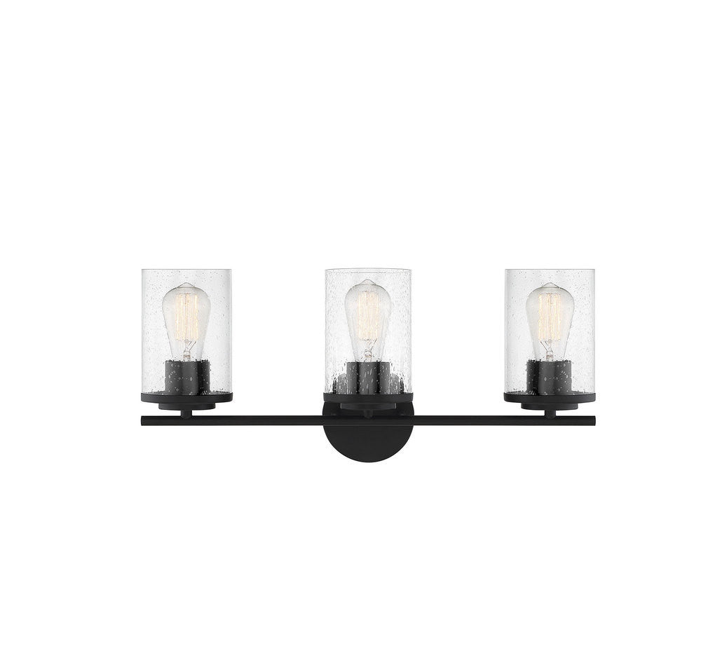 Savoy House Marshall 3-Light Bath Vanity Matte Black