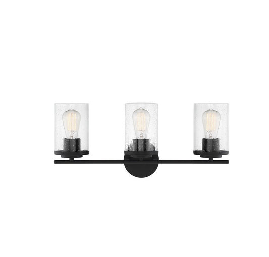 Savoy House Marshall 3-Light Bath Vanity Matte Black