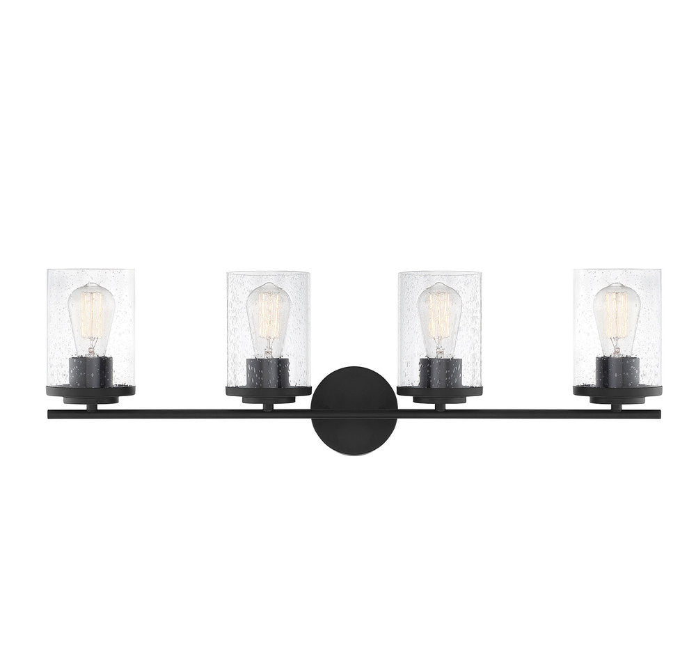 Savoy House Marshall 4-Light Bath Vanity Matte Black