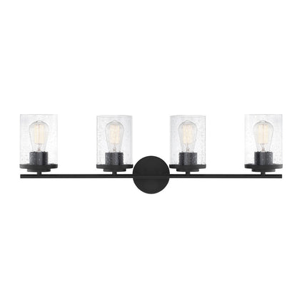 Savoy House Marshall 4-Light Bath Vanity Matte Black