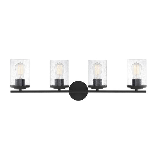 Savoy House Marshall 4-Light Bath Vanity Matte Black