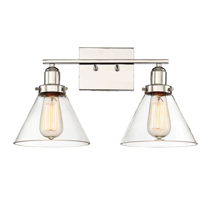 Savoy House Drake 2-Light Bath Vanity Polished Nickel