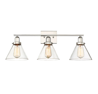 Savoy House Drake 3-Light Bath Vanity Polished Nickel