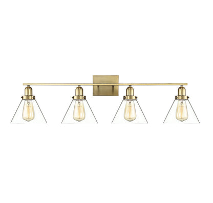 Savoy House Drake 4-Light Bath Vanity Warm Brass