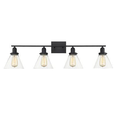 Savoy House Drake 4-Light Bath Vanity Black