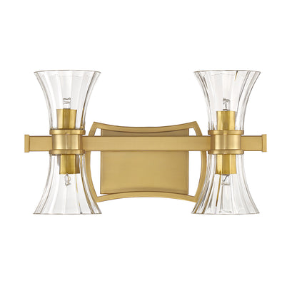 Bennington 4-Light Bathroom Vanity Light in Warm Brass
