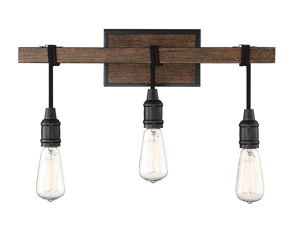 Savoy House Burgess 3-Light Bath Vanity Durango