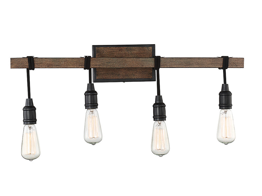 Savoy House Burgess 4-Light Bath Vanity Durango