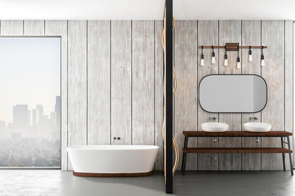 Burgess 6-Light Bath Vanity, Savoy House 8-993-6-41