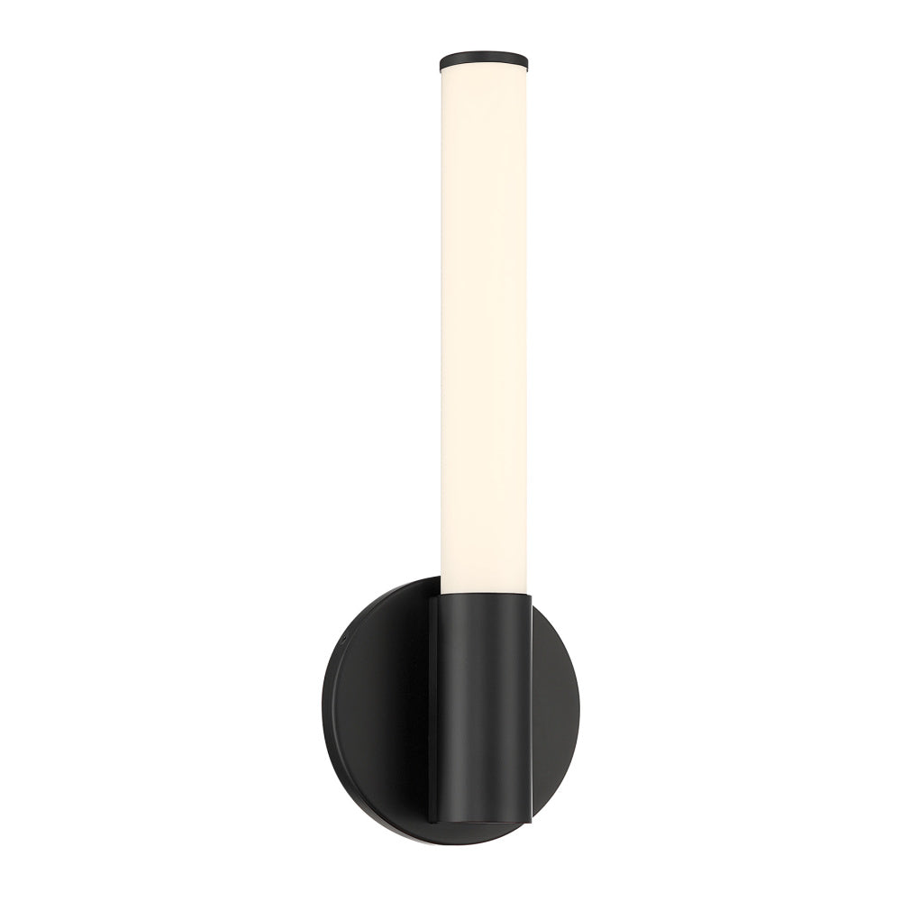 Savoy House Connor 14" Mini Tube LED Cylinder Vanity Light - Matte Black
