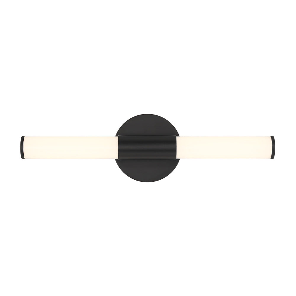 Savoy House Connor 18" Mini Tube LED Cylinder Vanity Light - Matte Black