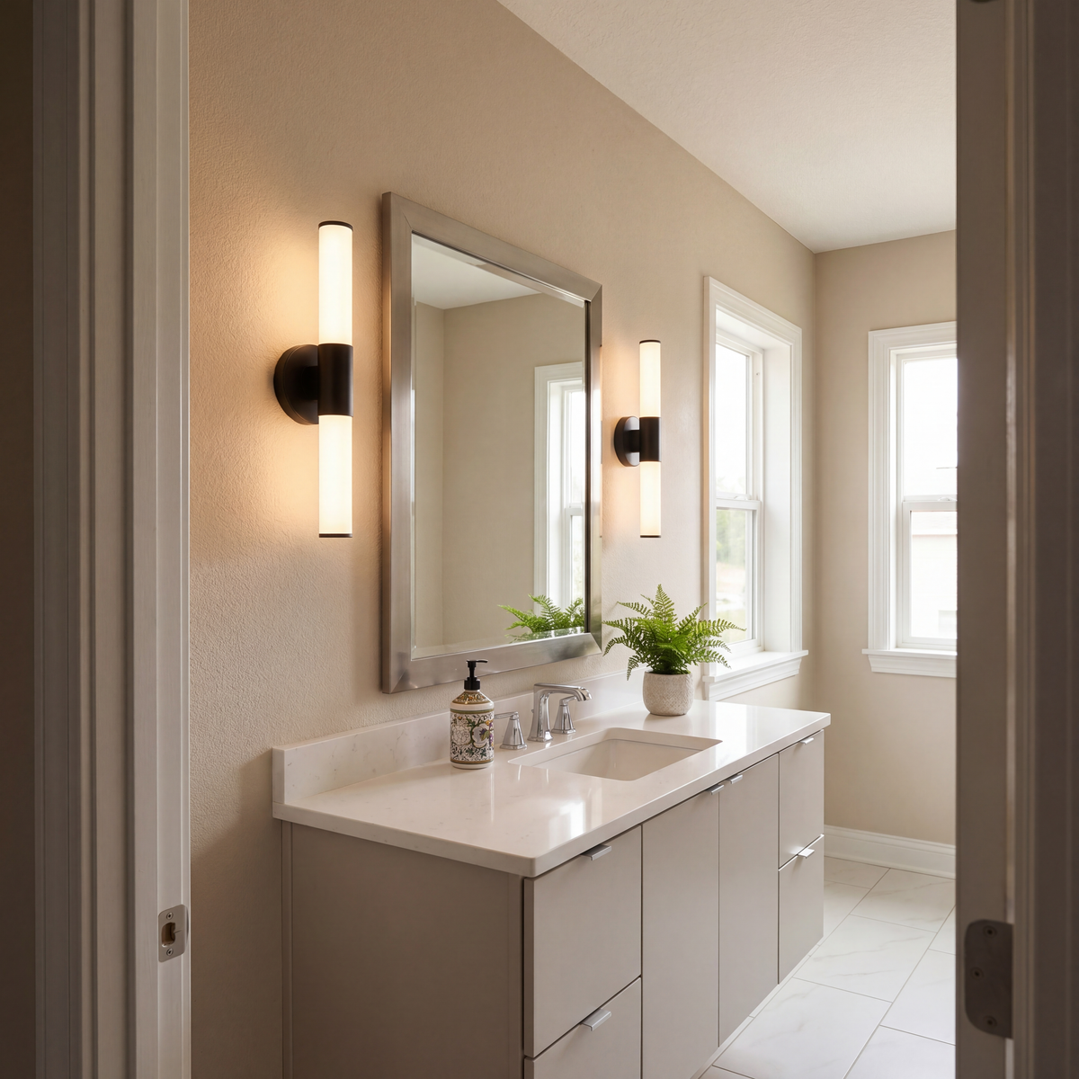 Connor 18" Mini Tube LED Cylinder Vanity Light