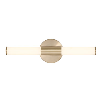 Savoy House Connor 18" Mini Tube LED Cylinder Vanity Light - Brass