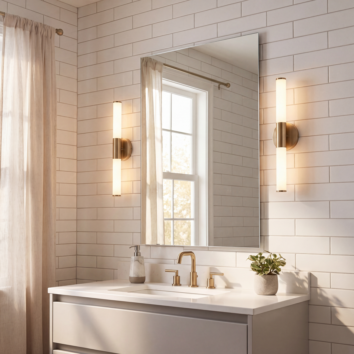 Connor 18" Mini Tube LED Cylinder Vanity Light