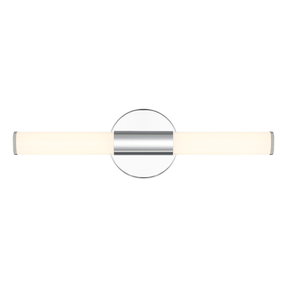 Savoy House Connor 18" Mini Tube LED Cylinder Vanity Light - Chrome