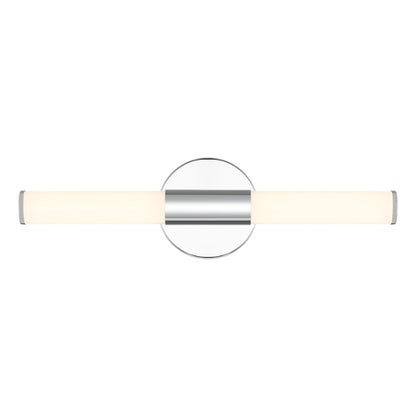 Savoy House Connor 18" Mini Tube LED Cylinder Vanity Light - Chrome