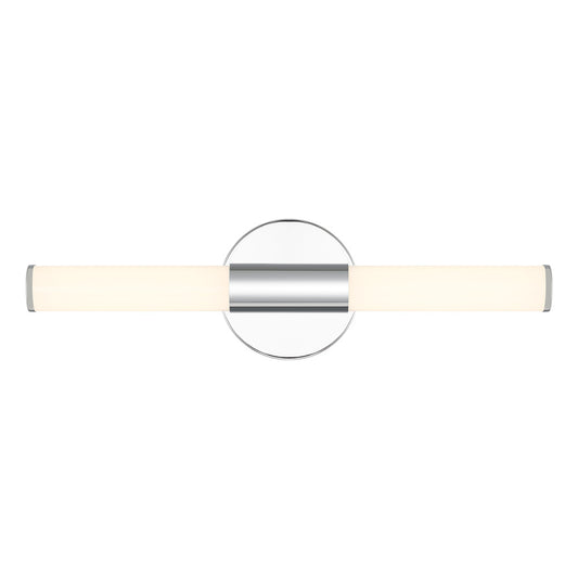 Savoy House Connor 18" Mini Tube LED Cylinder Vanity Light - Chrome