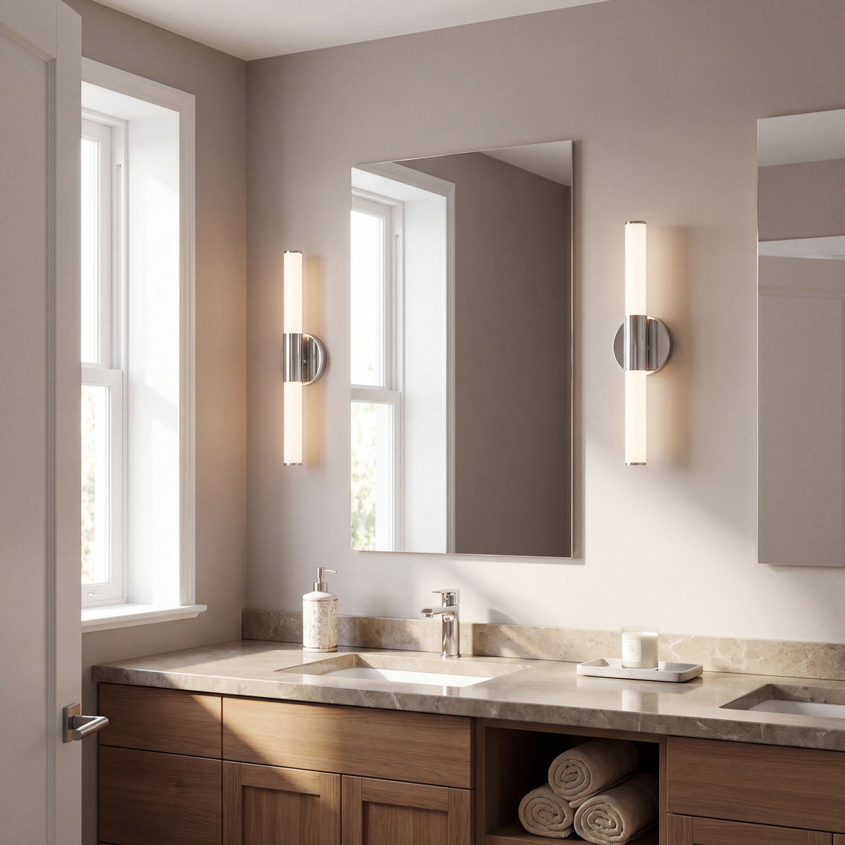 Connor 18" Mini Tube LED Cylinder Vanity Light