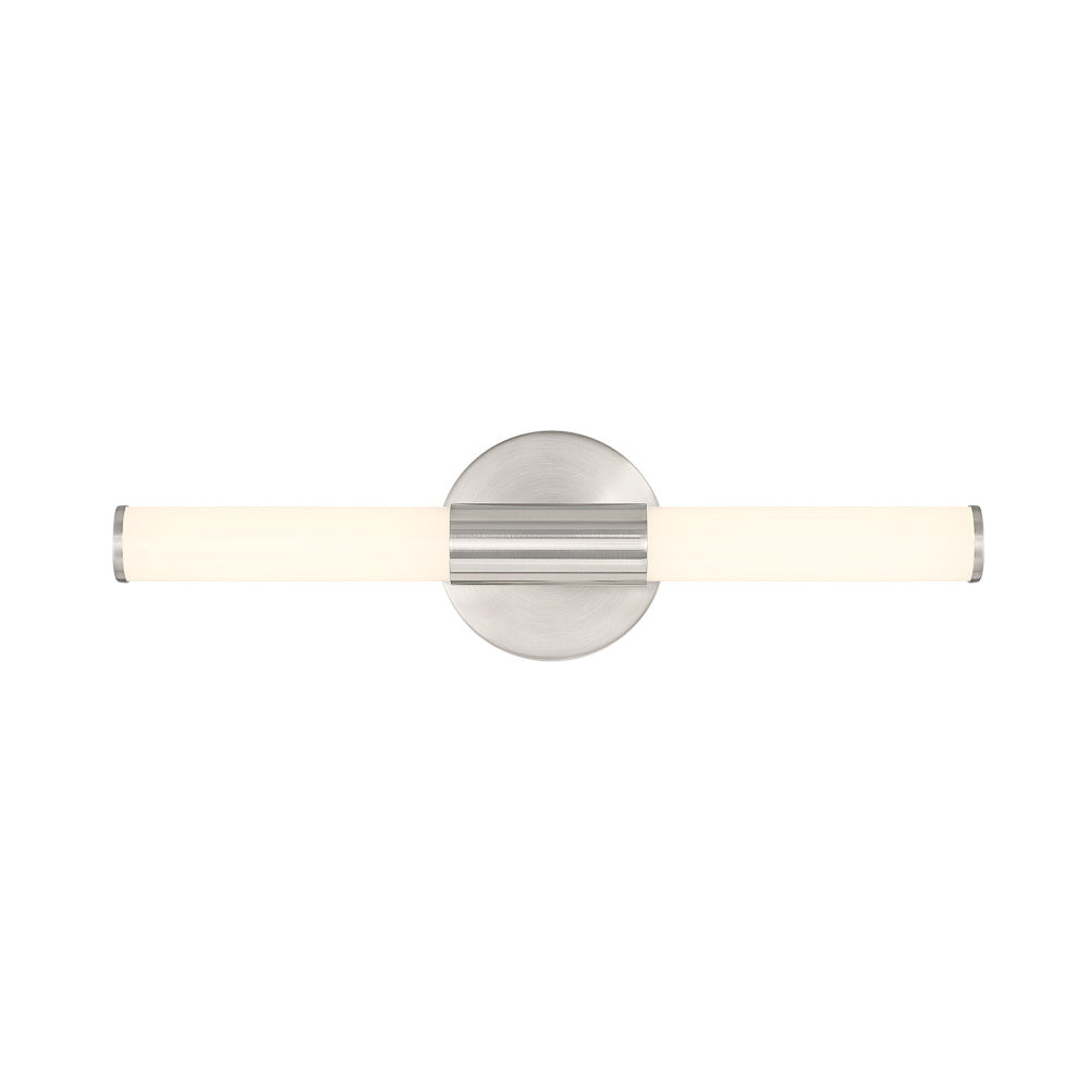 Savoy House Connor 18" Mini Tube LED Cylinder Vanity Light - Satin Nickel
