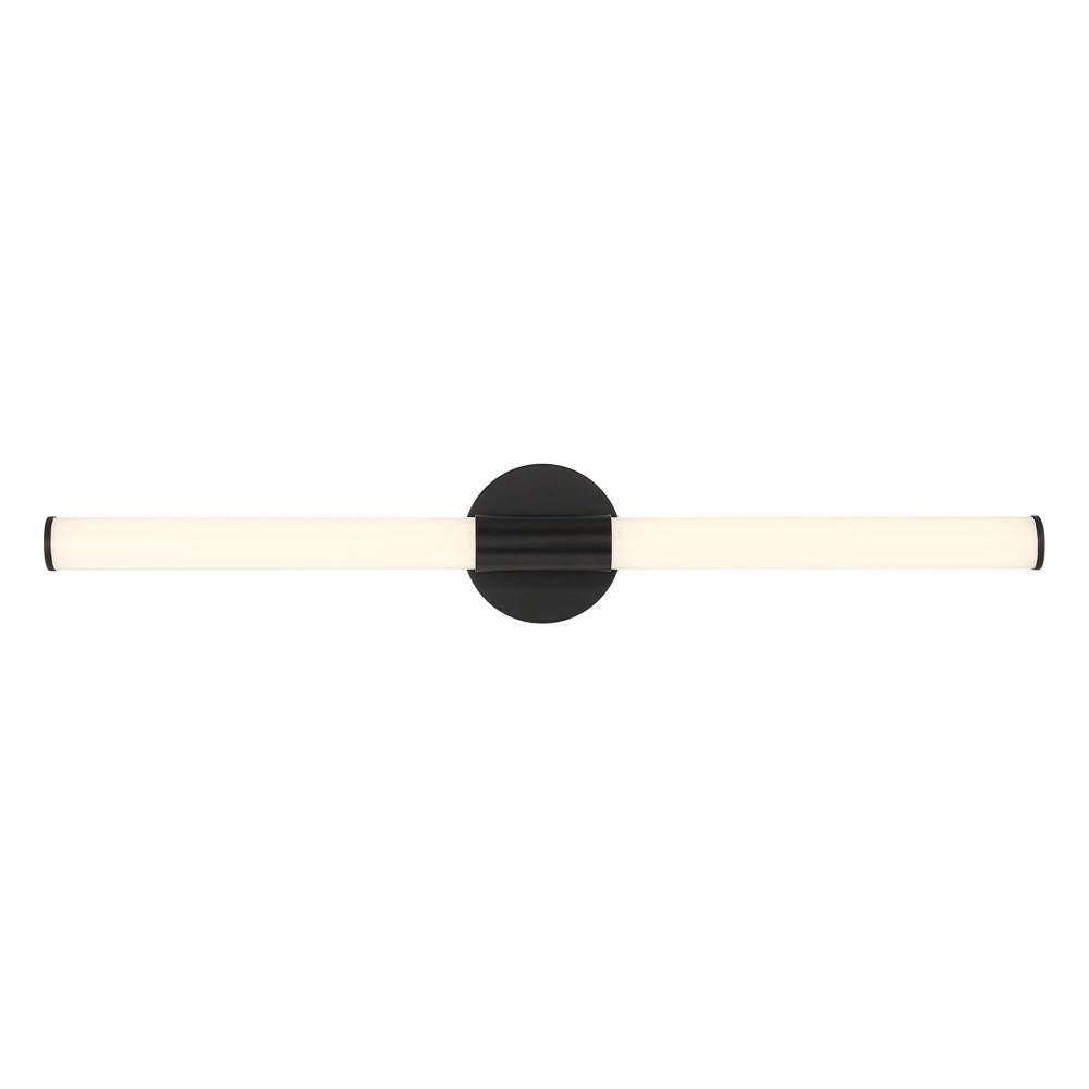 Savoy House Connor 30" Mini Tube LED Cylinder Vanity Light - Matte Black