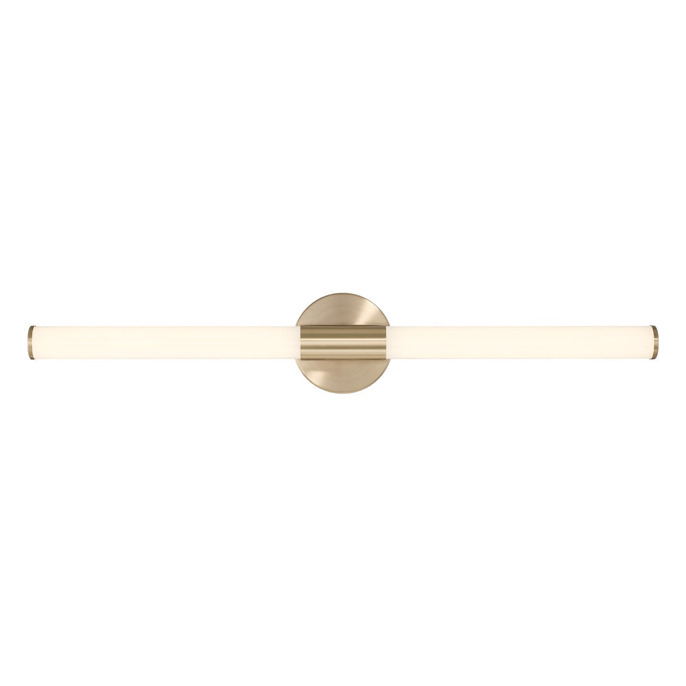 Savoy House Connor 30" Mini Tube LED Cylinder Vanity Light - Brass