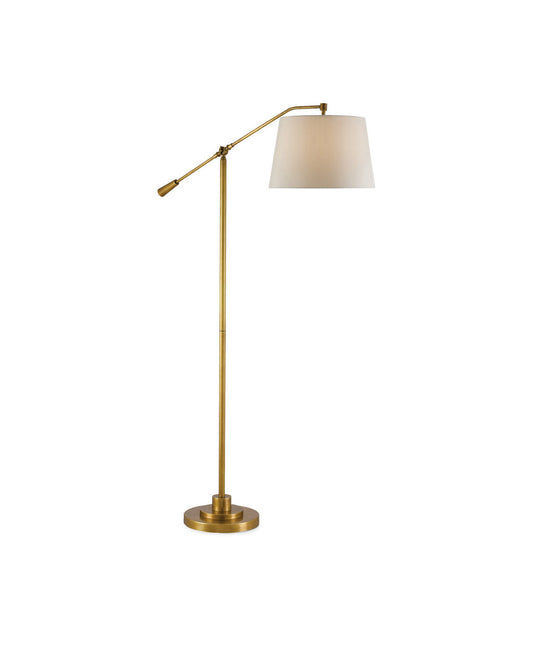 Maxstoke Brass Floor Lamp Currey and Company 8000-0002