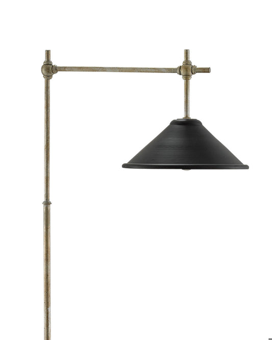 Dao Silver Floor Lamp Currey and Company 8000-0007