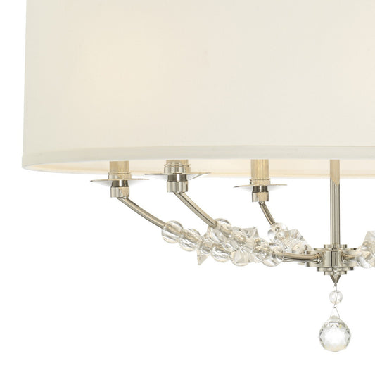 Crystorama Mirage Chandelier Polished Nickel