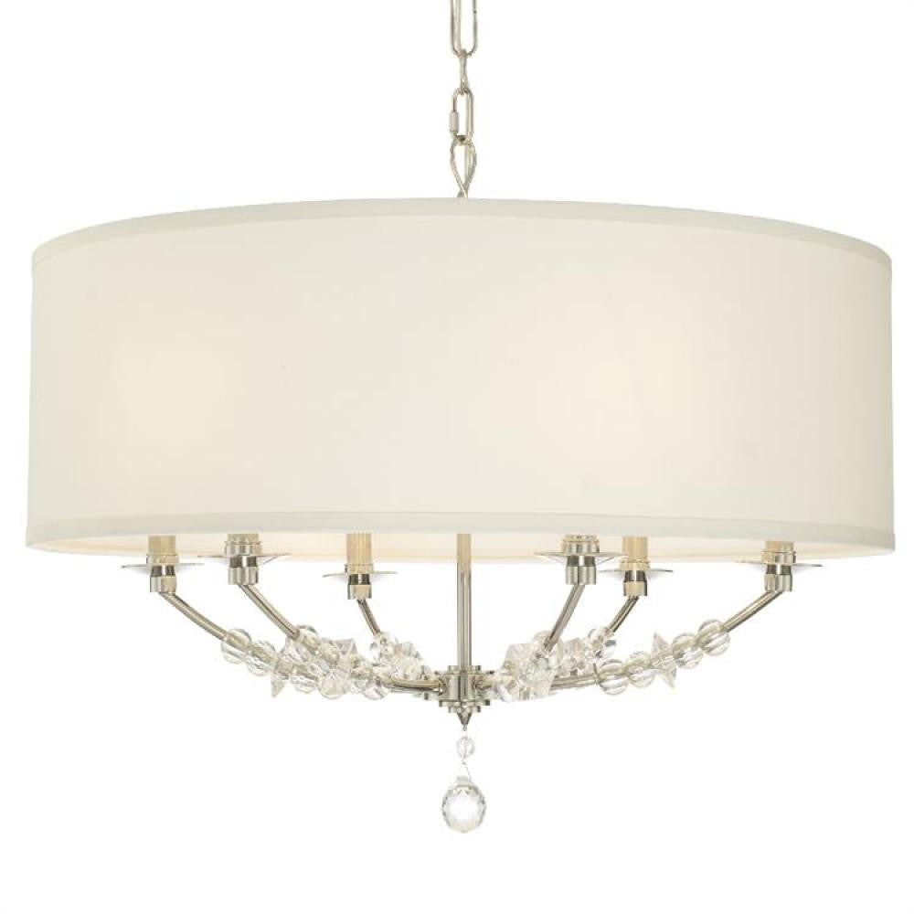 Crystorama Mirage Chandelier Polished Nickel