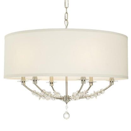 Crystorama Mirage Chandelier Polished Nickel