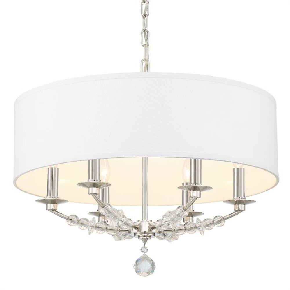 Crystorama Mirage Chandelier Polished Nickel
