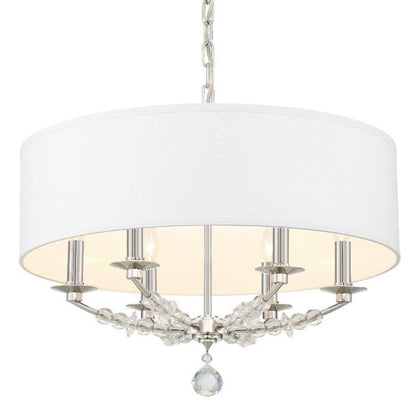 Crystorama Mirage Chandelier Polished Nickel