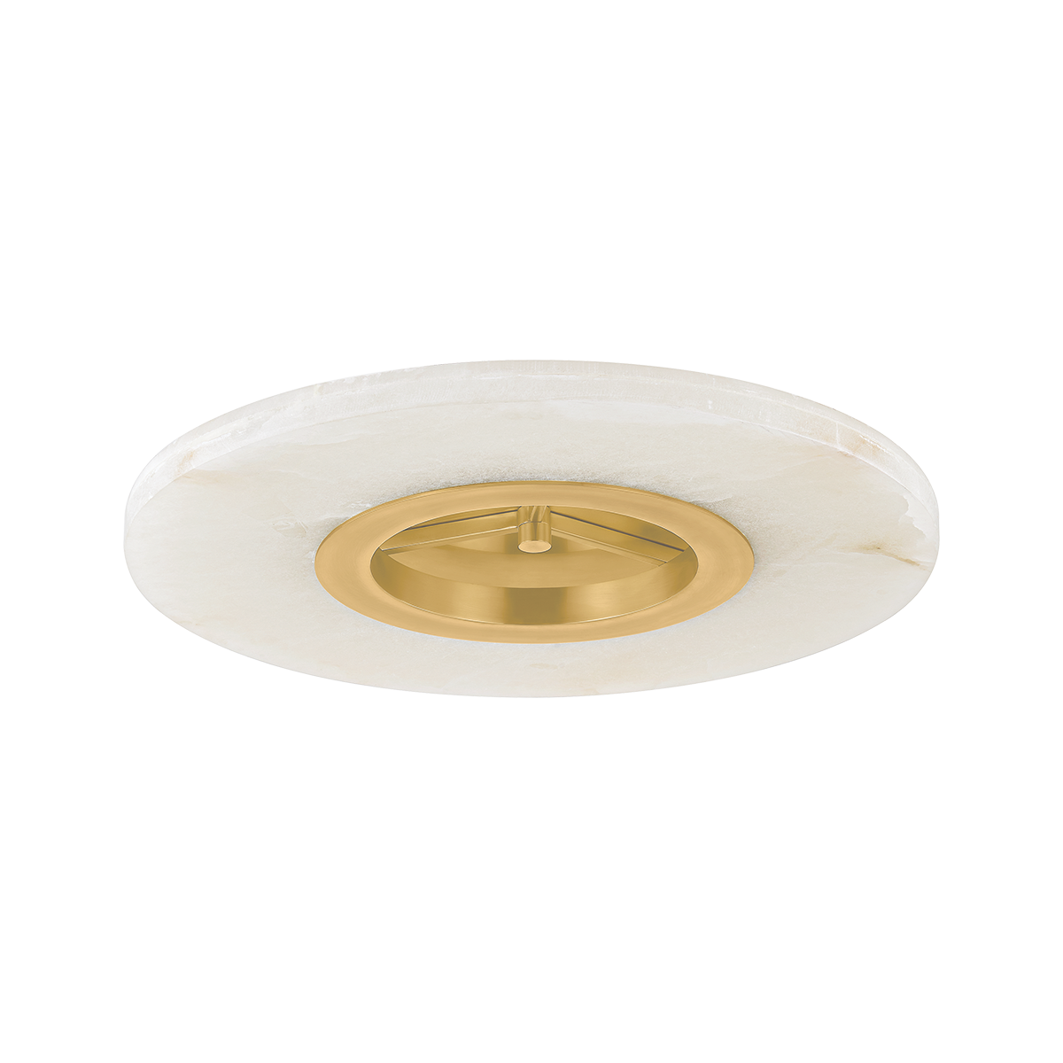 Hudson Valley Alto Semi-Flush Mount Aged Brass