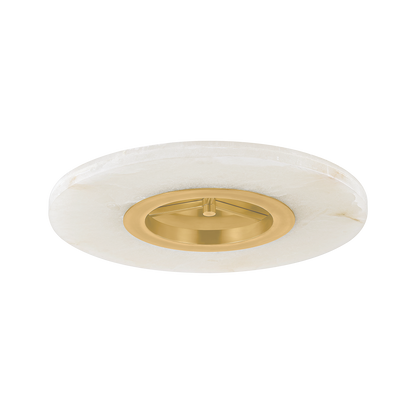 Hudson Valley Alto Semi-Flush Mount Aged Brass
